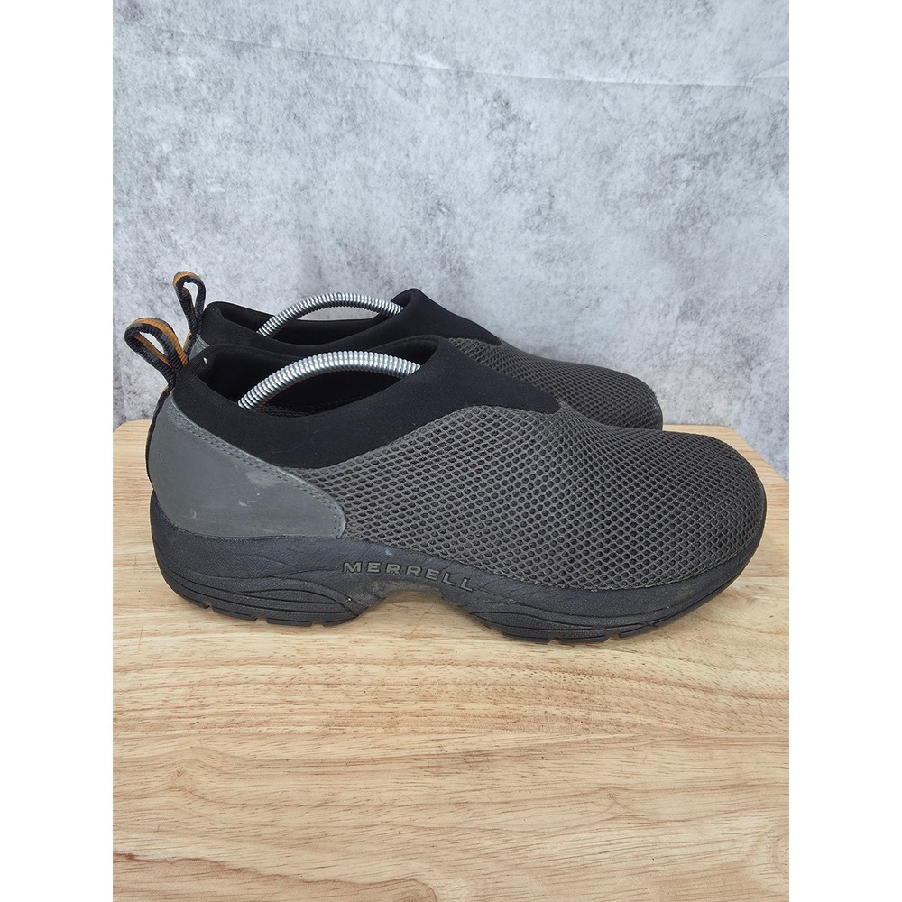 Merrell Primo Moc Shoes Mens 12 Breeze Charcoal Slip On Mesh Walking Gray J80477